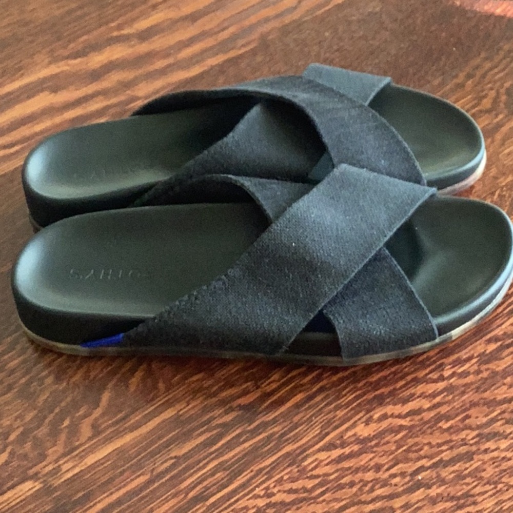 Rothy's Black Slide Sandals